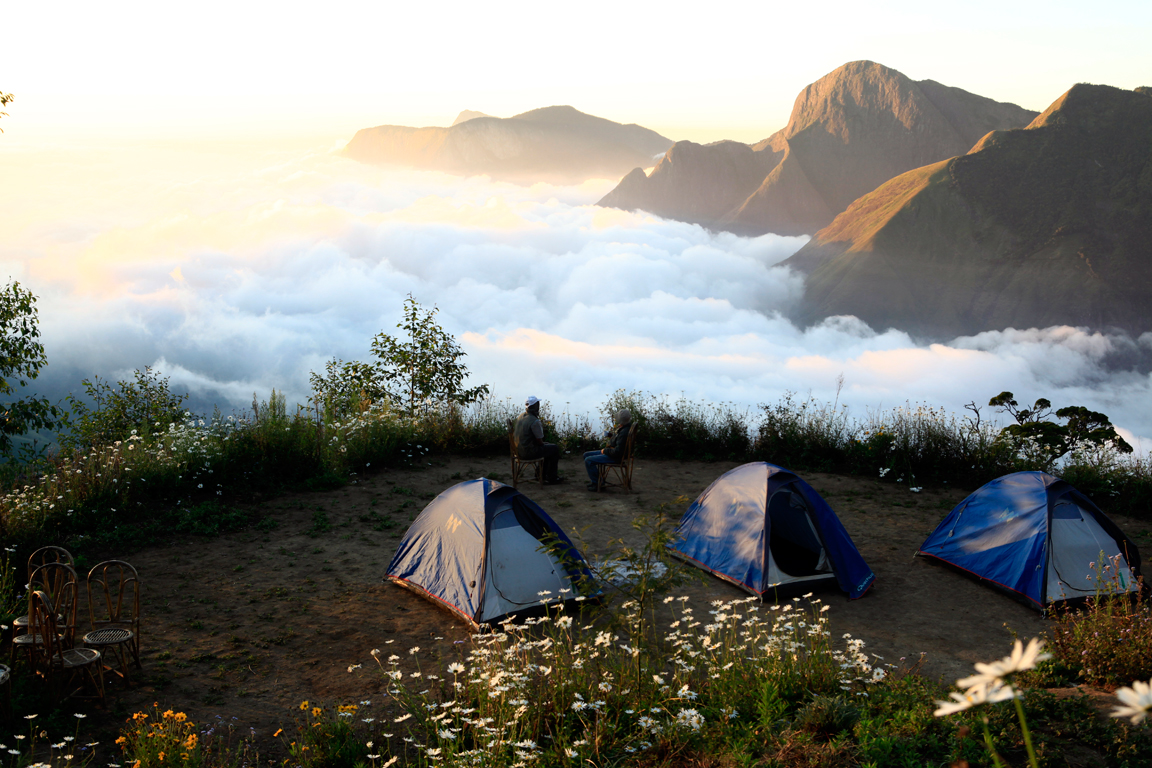 Lost in the embrace of Munnar's misty mountains and lush tea gardens.